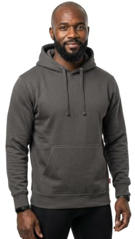 Nitras MOTION TEX LIGHT 7025 Arbeits-Kapuzen-Pullover - Pulli mit Kapuze - Hoodie für die Arbeit - Grau - L