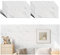 VEELIKE Autocollant de Sol Auto-adhésif Marbre Blanc Dalle pvc Adhesive Sol Papier Peint Ciment Salle de Bain Adhesif Carreau de Ciment en Vinyle Sticker Carrelage Cuisine Salon 60cm x 30cm 12 Pièces
