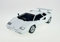 Welly Modell Auto Kompatibel mit Lamborghini Countach LP 500 S Weiss ca 1/24 Metall Modell Auto Die Cast Neu im Kasten