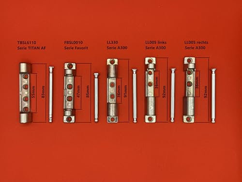 Aubi Siegenia SI Scherenlager Lenklager Axerlager für Serie A300 Favorit Titan AF TBSL6110 FBSL0010 LL330 LL005 (Lenkerlager A300 LL330)