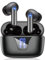 Eissix Bluetooth Kopfhörer, Kopfhörer Kabellos mit Mikrofon, Touch Control, 50 Std Spielzeit, Ladecase, LED-Anzeige, Wasserdicht Bluetooth 5.3 In Ear Ohrhörer für iOS Android Sport-Schwarz