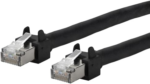 METZ CONNECT Patchkabel 6kV Flex500 Outdoor, schwarz, 5 m
