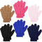 SATINIOR 6 Paar Winter Kinder Handschuhe Kleinkinder Strickhandschuhe Baby Stretch Fäustlinge (Gemischte Farben, 1-4 Jahre)