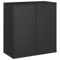 TANZEM Garten-Kissenbox, Gartenbox, Auflagenbox, Gartenschrank, Balkonschrank, Aufbewahrungsbox, Gartenkiste, Balkon Schrank, Outdoor Box, PE Rattan 100x49x103,5 cm Schwarz