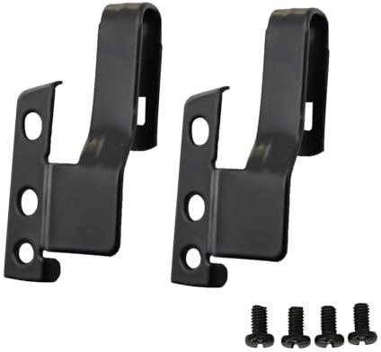 XUKEY Scheibenwischer Adapter 2 Stück Scheibenwischerarmadapter Universal 3392390298 89221001 Wischerblattadapter mit Befestigungsschrauben Frontwischerarm-Adapterclip Wischerarm Halteclip