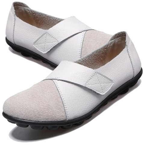 Aocase Hallux Valgus Schuhe Damen orthopädische Schuhe für Damen orthopädische Diabetiker Wanderschuhe Orthopädische Schuhe Damen,Weiß,39/245mm