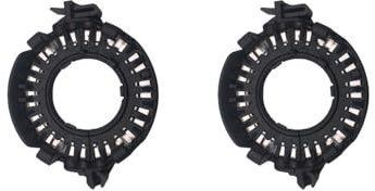 2X or*iginal HID Xenon Holders Metal Clip Rings Retainers Projector Adapter Base for D1S D1 D2S (Color : Black)