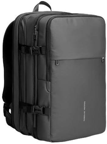 MARK RYDEN Handgepäck Rucksack Erweiterbarer 36L - YKK-Reißverschluss 17,3 Zoll Laptop Rucksack Herren, Anti Diebstahl Reiserucksack für Geschenke zum Valentinstag (Grau)
