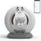 Lettiera Gatto Autopulente Lettiera per Gatti Automatica 65 Litri di Grande Capacità Toilette per Gatti Intelligente Antiodore Sabbiera Gatto Autopulente per Più Gatti (Type C)