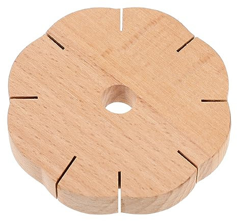 HOODANCOS Holz-diy-bastelset Strickgabel Für Armbänder Vielseitiges Flechtwerkzeug Zum Selbermachen Von Juteschnur Tragbarer Knüpfstern Für Anfänger Und Fortgeschrittene Praktisches Handwerk