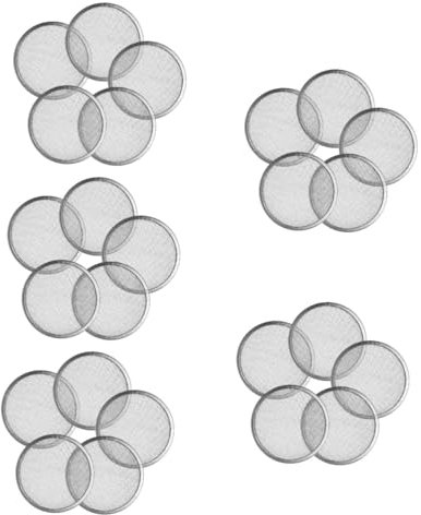 INOOMP 25pcs Mason Jar Lid Strainer Sprouting Lids for Wide Mouth Mason Jars Sprouting Kit