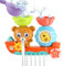 Auauraintt Jouets de Bain pour Bébé - Ventouse Ours et Abeille Mignons, Arroseurs Rigolos à Partir de 10 Mois