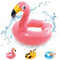 POPOYU Schwimmreifen Kinder 3-6 Jahre,Schwimmreifen Flamingo Kinder,Schwimmtiere für Den Pool,Aufblasbare Schwimmtiere Flamingo,Pool Tiere Aufblasbar Spielzeug für Schwimmbad-Party,Strand Partyzubehör