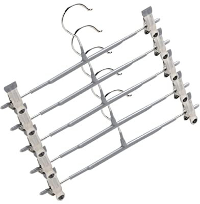 WATIIFUFU 5st Clip-kleiderbügel Clip-aufhänger Hemdenbügel Rockbügel Jeanskleiderbügel Für Den Kleiderschrank Kleiderbügel Für Anzüge Kleiderbügel Zum Aufhängen Hosenbügel Grey