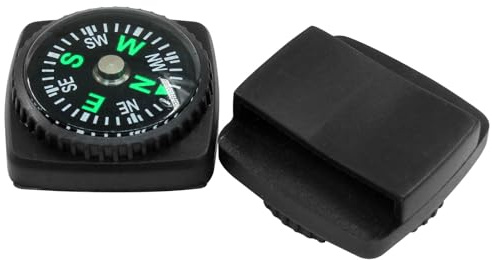 Kemcatui Uhrenarmband-Kompass, 15 Stück | Mini-Uhrenarmband-Kompass, winziger Knopf-Kompass, Bulk, für Wandern, Uhrenarmband, Survival