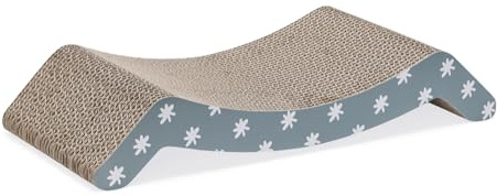 Beeztees Star, Kratzbrett, Karton, Blau, 44,5x21x8 cm