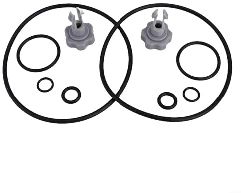 Für Intex Filterpumpendichtungen Set für Modelle 58604 und 56638 mit Luftablassventilen und mehreren O-Ringen