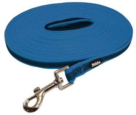 Nobby 80646-32 Schleppleine Anti-Slip hellblau L: 15 m, B: 17 mm