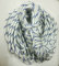 12mm Quality Braid on braid Polyester Marine rope Double Braid 32strand RR(White with Blue Fleck, 5 M)