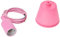 Jandei - Lampada a sospensione colorata, cavo da 90 cm. Base in silicone, portalampada E27. Decorazione soggiorno, stanza, camera da letto, locali commerciali. Colore Rosa
