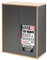 FACKELMANN Finn Midischrank (60 x 75 x 30,5 cm) – Badezimmerkommode mit 2 Einlegeböden aus Glas – Badschrank stehend oder hängend mit Türen aus Holz in Schwarz und Eichenoptik