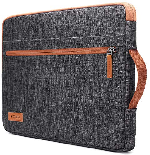 KIZUNA Laptop Sleeve Case 14 Inch Computer Bag Handbag for 15 Macbook air M2 2023/14 Lenovo Flex 14/IdeaPad Flex 5/15.4 MacBook Pro/Dell Latitude 7490 5490/14 HP EliteBook 840 G5/Pro 14 G3,Brown