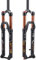 BUCKLOS Forcella MTB da 26/27,5/29 da viaggio da 120 mm, 1-1/8 dritto/affusolata forcella per mountain bike regolazione di rimbalzo, asse 15 mm × 100 mm, ammortizzatori d'aria di blocco manuale