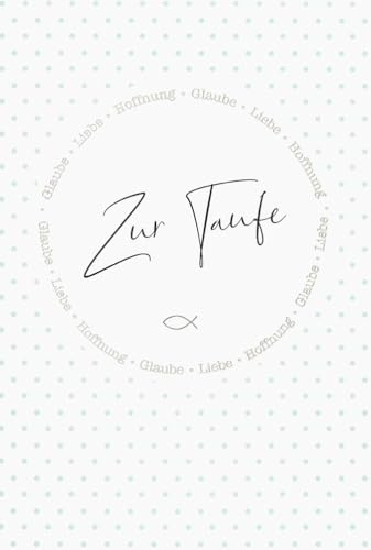 bsb Karte zur Taufe - Taufgeschenk Junge & Mädchen mit edlem Design - Glückwunsch Tauf-Karte mit Umschlag - liebevolles Geldgeschenk Taufe in 11,5 x 17,0 cm