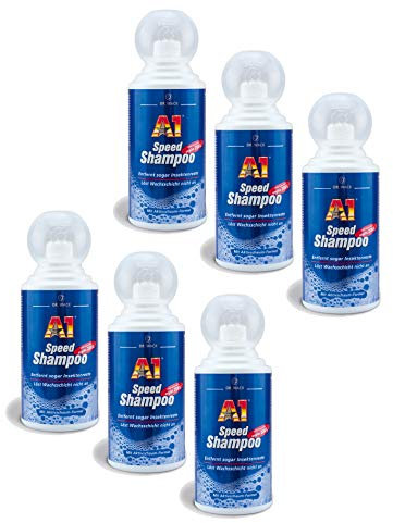 ILODA 6X 500ml Dr. Wack A1 Speed Shampoo, Autoshampoo Konzentrat, Autowaschmittel mit Aktivschaum biologisch abbaubar, löst schonend auch Insektenreste und Bienenkot
