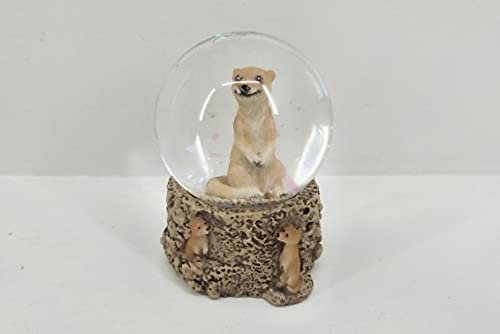 Cornelissen Glitzerkugel Erdmännchen, 6 cm, Schneekugel Tier Tiere Schneekugeln Erdmann
