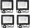 Blivrig LED Strahler mit Bewegungsmelder Außen 50W Warmweiss, Fluter mit Bewegungssensor, Superhell 5000LM Aussenstrahler, IP66 Wasserdicht Scheinwerfer, für Garten, Garage (4pcs-Warmweiß, 50W)