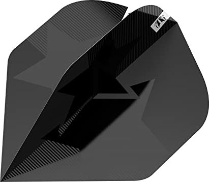 Target Darts Adrian Lewis Schwarze Edition Pro Ultra No.2 Dart Flights, 18G