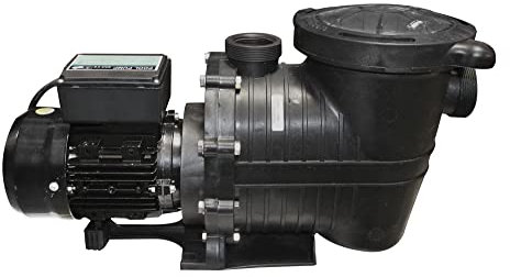 Productos QP, Bomba Liberty, Bomba de Filtro para Piscinas, Ideal para Piscinas Privadas, Bomba centrífuga Auto aspirante, Filtro 800mm, Bomba 1,5 HP, Negro