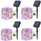 Lezonic Solar Fairy Lights Outdoor, 12M 120LED Waterproof 8 Modes Copper Wire String Lights for Patio, Gate, Yard, Wedding, Party Decoration (Multi-Coloured)