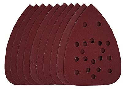 Draper Detail Sanding Sheets with Hook and Loop, 140mm, 240 Grit, SSD3 (Pack of