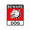 GAETOYEN Autoaufkleber Dog On Board, 13 cm x 11,8 cm, für Vorsicht vor Hund, Autoaufkleber, Vinyl, JDM, Stoßstange, Kofferraum, LKW, Grafik, wasserdicht, Anime, feiner Aufkleber Css1A999