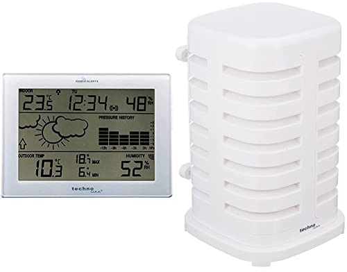 Technoline MA 10410 Wetterstation mit Anbindung zum MOBILE ALERTS Haus-Überwachungs-System & TXCOVER, Schutzhülle