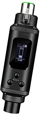 rockible Dynamic Mics Booster 12dB-39dB Music Production in Line Microphone Preamp