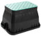 BirnePower Ventilbox Ventilkasten Verteilerkasten Standard mit Öffnungen und Deckel Bewässerung Box 58 x 38,5 cm Schacht für Magnetventile (Standard mit Öffnungen)