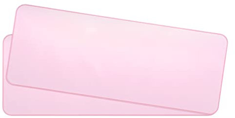 PATIKIL Universal Silicone Keyboard Protector Skin for 15.6-17.3 Laptop Notebook 14.2 x 5.1 Inch Pink Ultra Thin Keyboard Cover Keyboard Protective Film 2Pcs