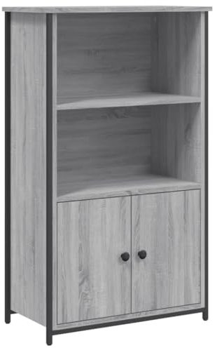 vidaXL Highboard Grau Sonoma 62x32x103,5 cm Holzwerkstoff