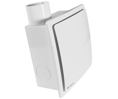 VENTS Radialventilator für Sammelrohrsysteme- Ø80mm, 2 einstellbare Timer, 2 Geschw. (391)