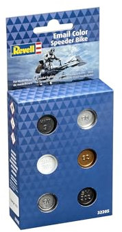 Revell Speeder Bike 32205 Lot de 6 Pots de Peinture émaillée pour modélisme Motif Bunt 14 ML