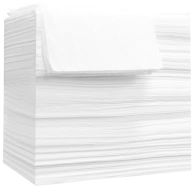 UAPPO 100PCS Einweg Bettlaken, Einweg Massagetisch Bettlaken, Einweg Auflage für Massageliegen Spa Tattoo Salon Vliesstoff 80 x 180cm (Weiß)