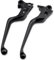 Schwarzer Brems- und Kupplungshebel für Harley Davidson 96-03 Sportster 883 1200/96-07 Road King/96-10 Dyna Wide Glide Low Rider/99-09 Night Train/96-10 Fat Boy/Softail 96-14/Street Bob 06-10#OEM