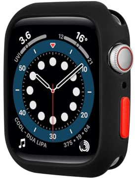 BARALARIQIU Cover per Apple Watch SE/Series 4 5 6 44MM Antiurto Antigraffio Morbido TPU Custodia per iWatch