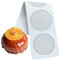 TUKE Molde de encaje 3D para tartas, fondant, molde de silicona con textura en relieve, molde de silicona para fondant, chocolate, borde para hornear, decoración de pasteles (F_ panal de abeja)