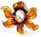 Broches Broches de mariage à fleurs rose Orange for femmes, broches à fleurs en métal et émail Vetement