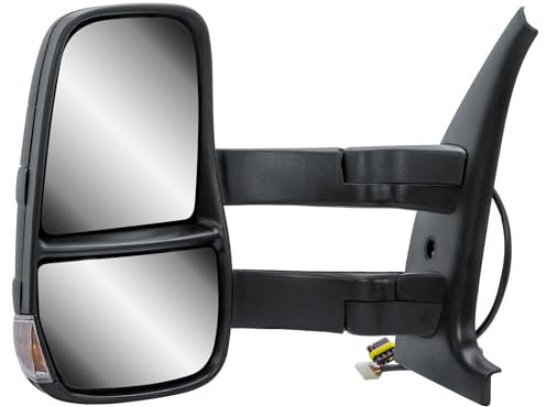 Außenspiegel Links Spiegel Langer Arm Elektrisch und Beheizbar mit Blinker Für IVECO Daily IV V LKW 2006-2013