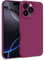 MyGadget Cover compatibile con iPhone 16 Pro Max - Custodia in Silicone Morbido a Doppio Strato – Case con Protezione Fotocamera & Fodera Interna Antigraffio - Bordeaux